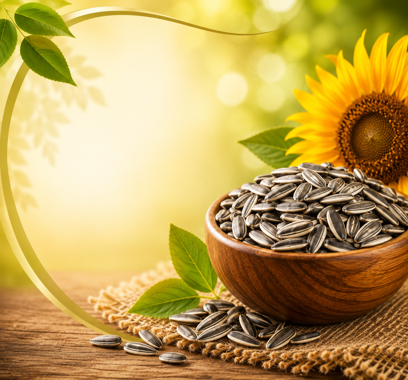 sunflower seeds banner